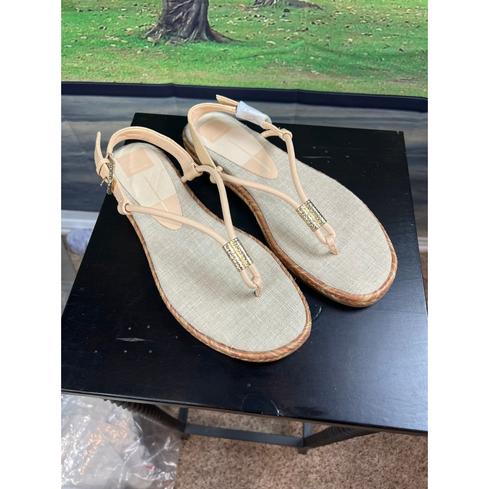 Dolce Vita MERYL SANDALS FRENCH VANILLA LEATHER, 9.5 - Picture 2 of 8